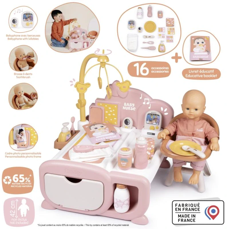 Smoby Baby Nurse Cocoon Nursery hrací centrum