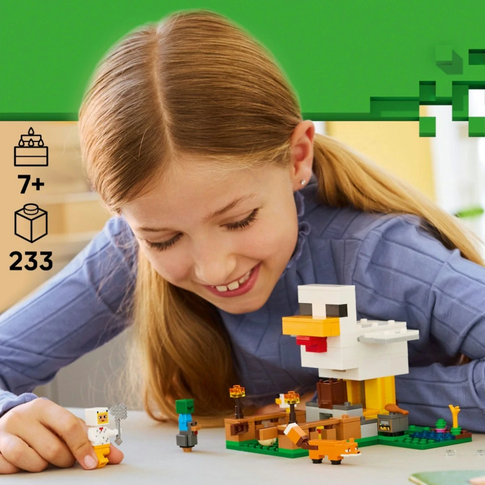 LEGO® 21585 Minecraft® Slepičí farma