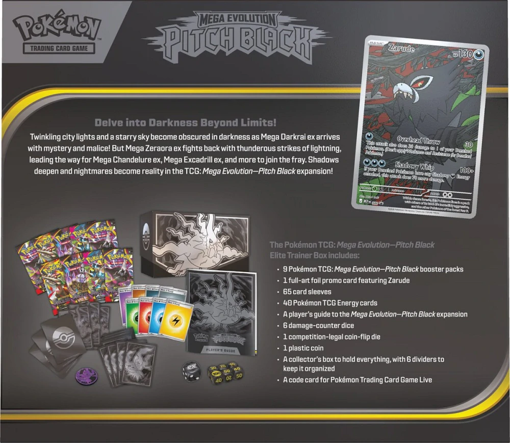 Pokémon Company Pokémon TCG: ME05 Pitch Black - Elite Trainer Box