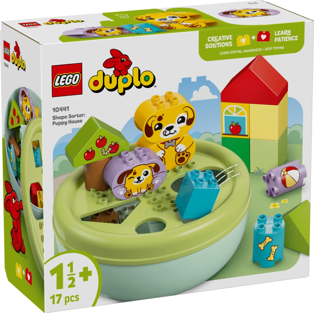 LEGO® DUPLO® 10441 Třídění tvarů: Domeček pro štěňátka
