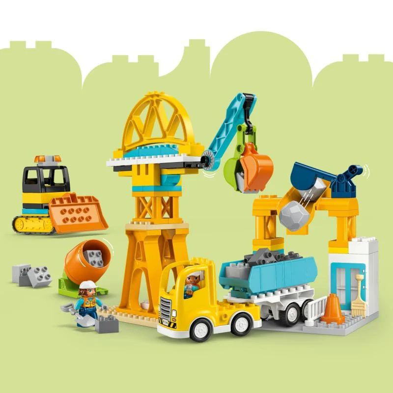 LEGO® 10476 DUPLO® Staveniště a vozidla 3 v 1