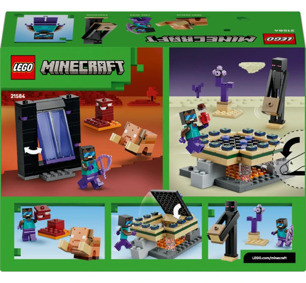 LEGO® 21584 Minecraft® Cesta portálem do Netheru a Endu