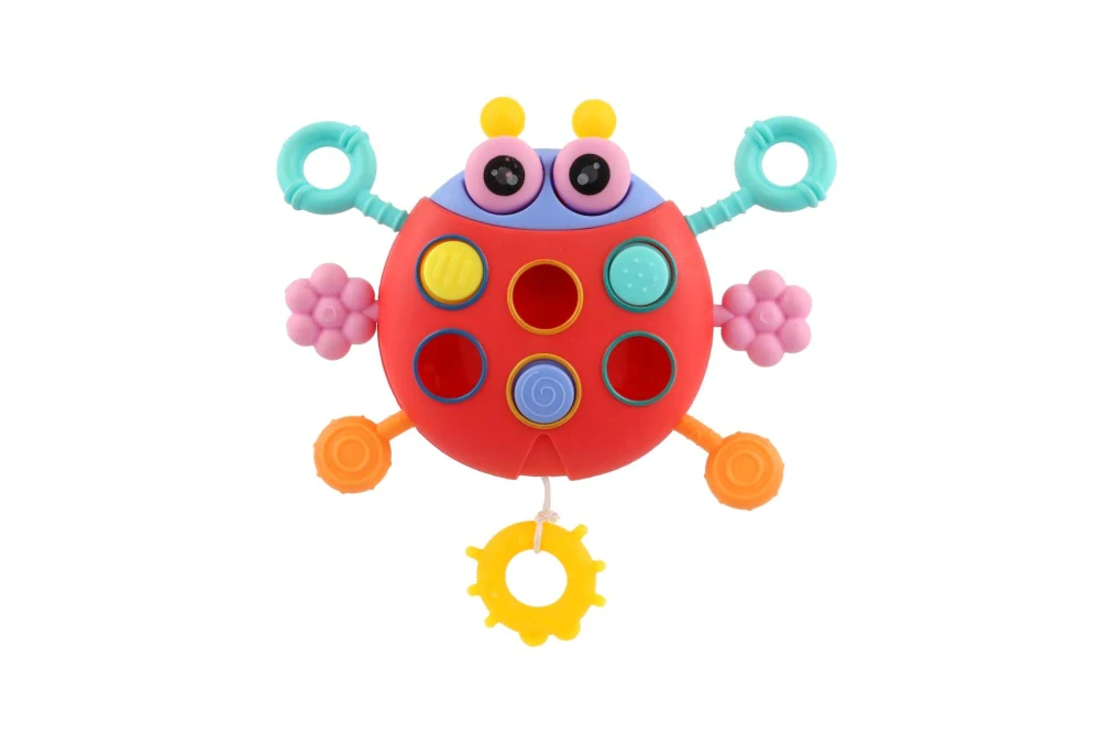 Teddies Tahoulíček beruška babyted plast 15x11cm v krabici 6m+