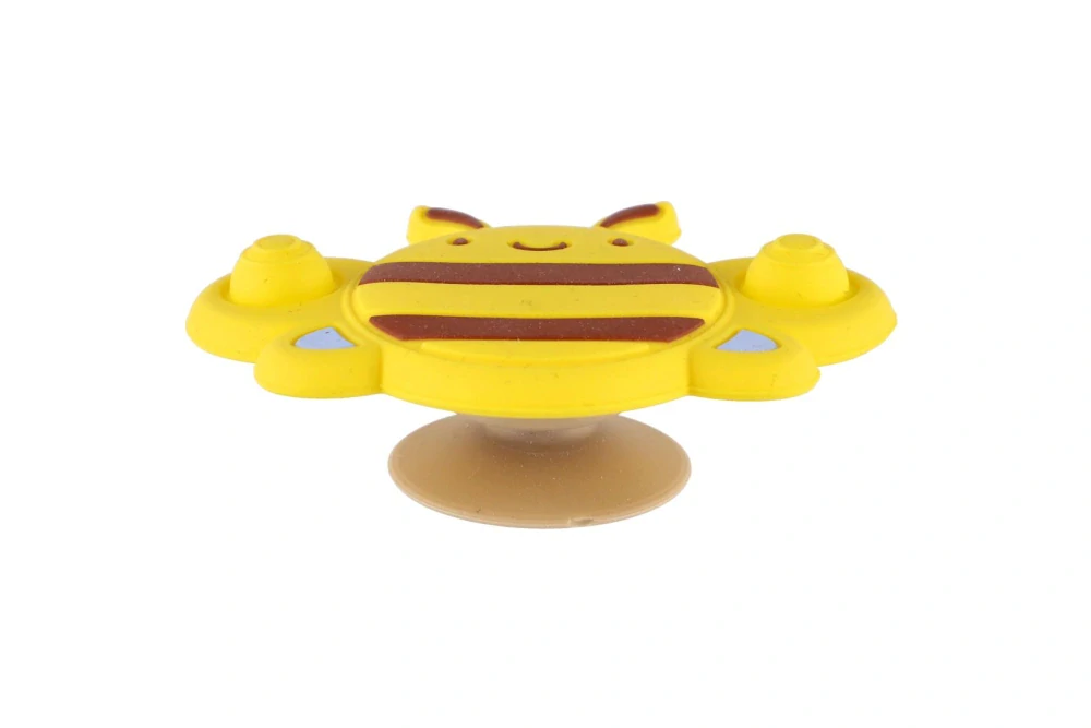Teddies Točáček včelka babyted silikon/plast 9x7cm na kartě 0m+