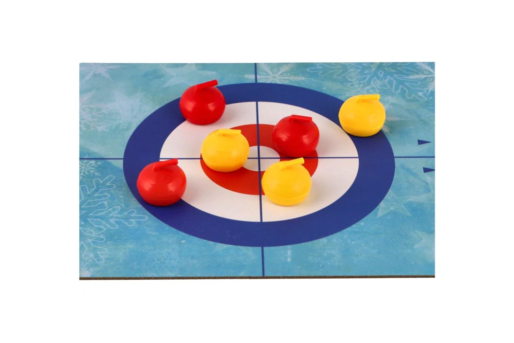 Teddies Curling stolní společenská hra v krabici 34x23x6cm