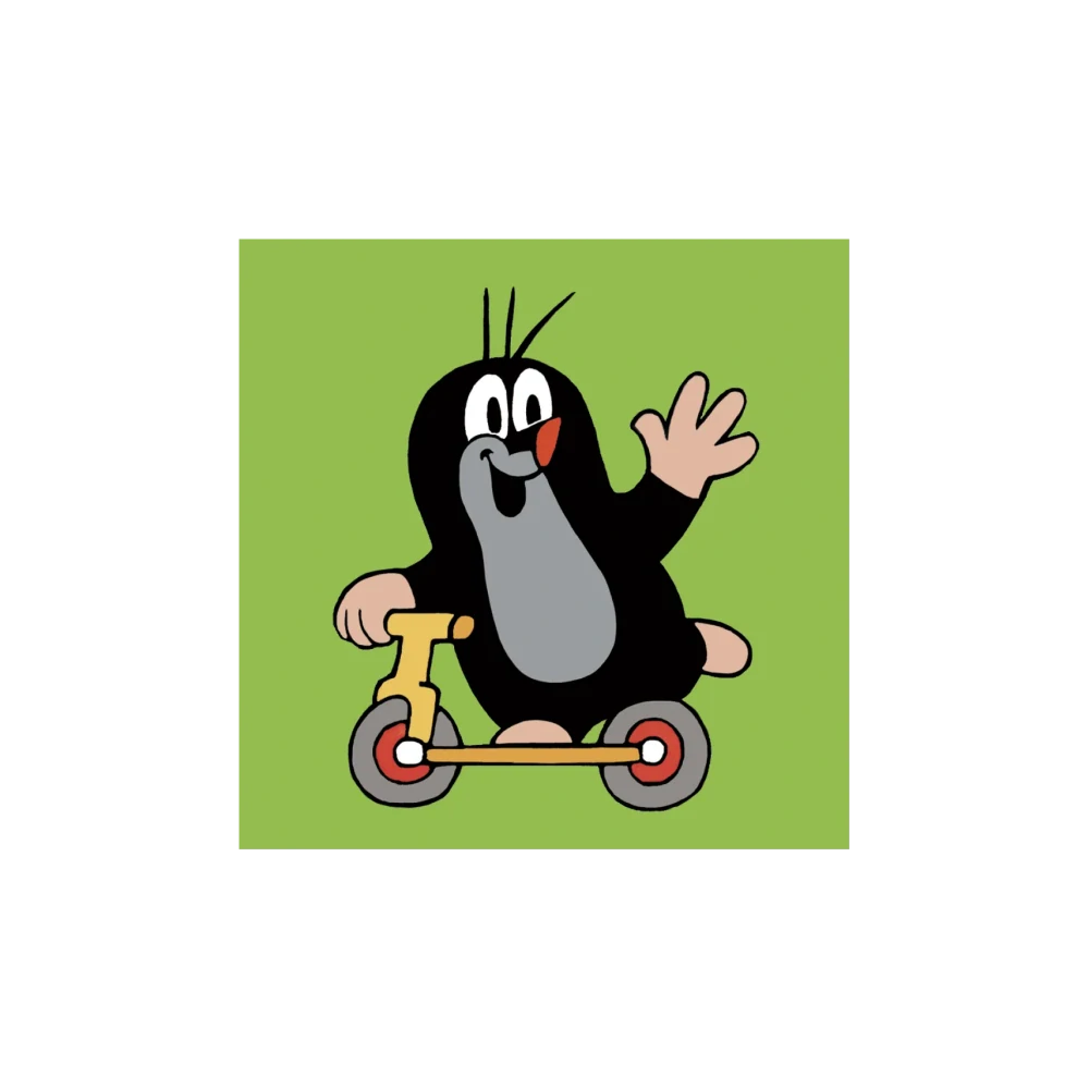 Dino Dřevěné licenční kostky Krteček - 4 kostičky