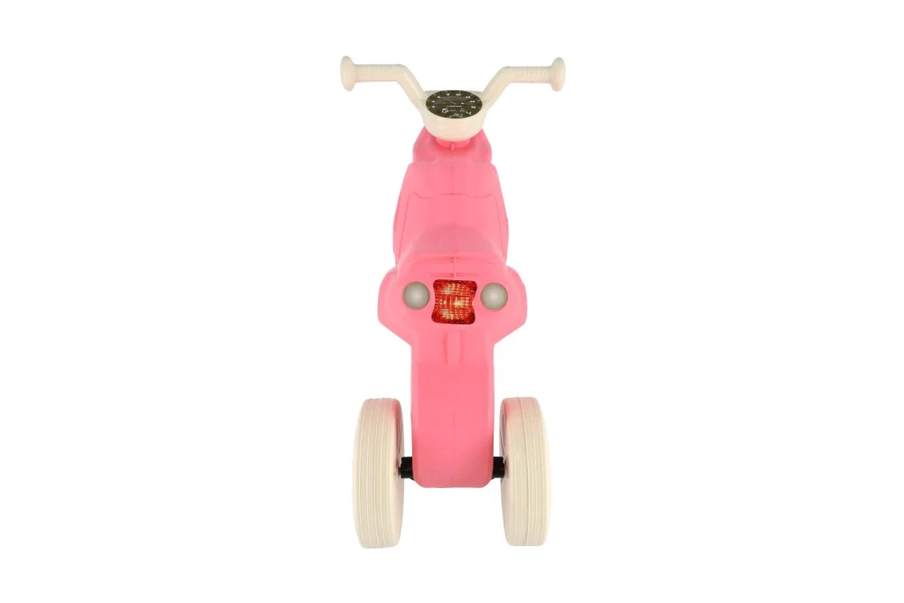 Odrážedlo Enduro Yupee pastelově růžové velké výška sedadla 31cm nosnost do 25kg 12m+