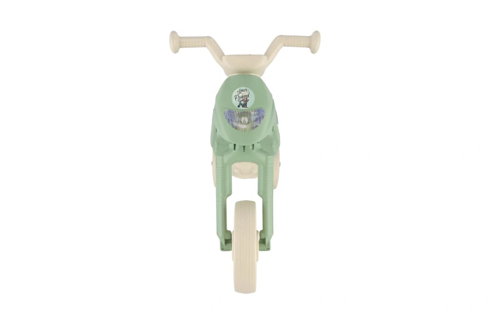 Odrážedlo Enduro Yupee pastelově zelené velké výška sedadla 31cm nosnost do 25kg 12m+