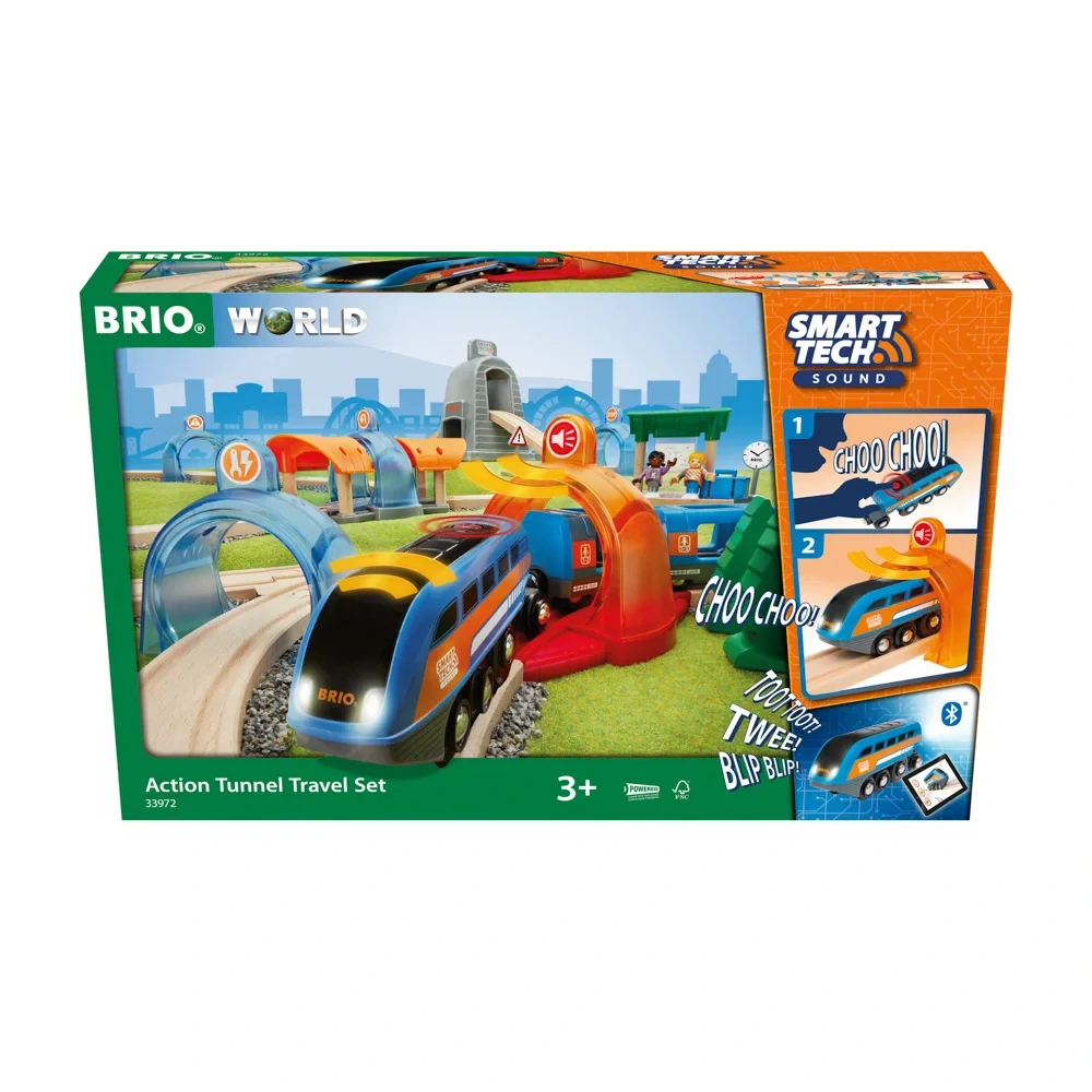 Brio SMART TECH SOUND Deluxe vláčkodráha s tunely