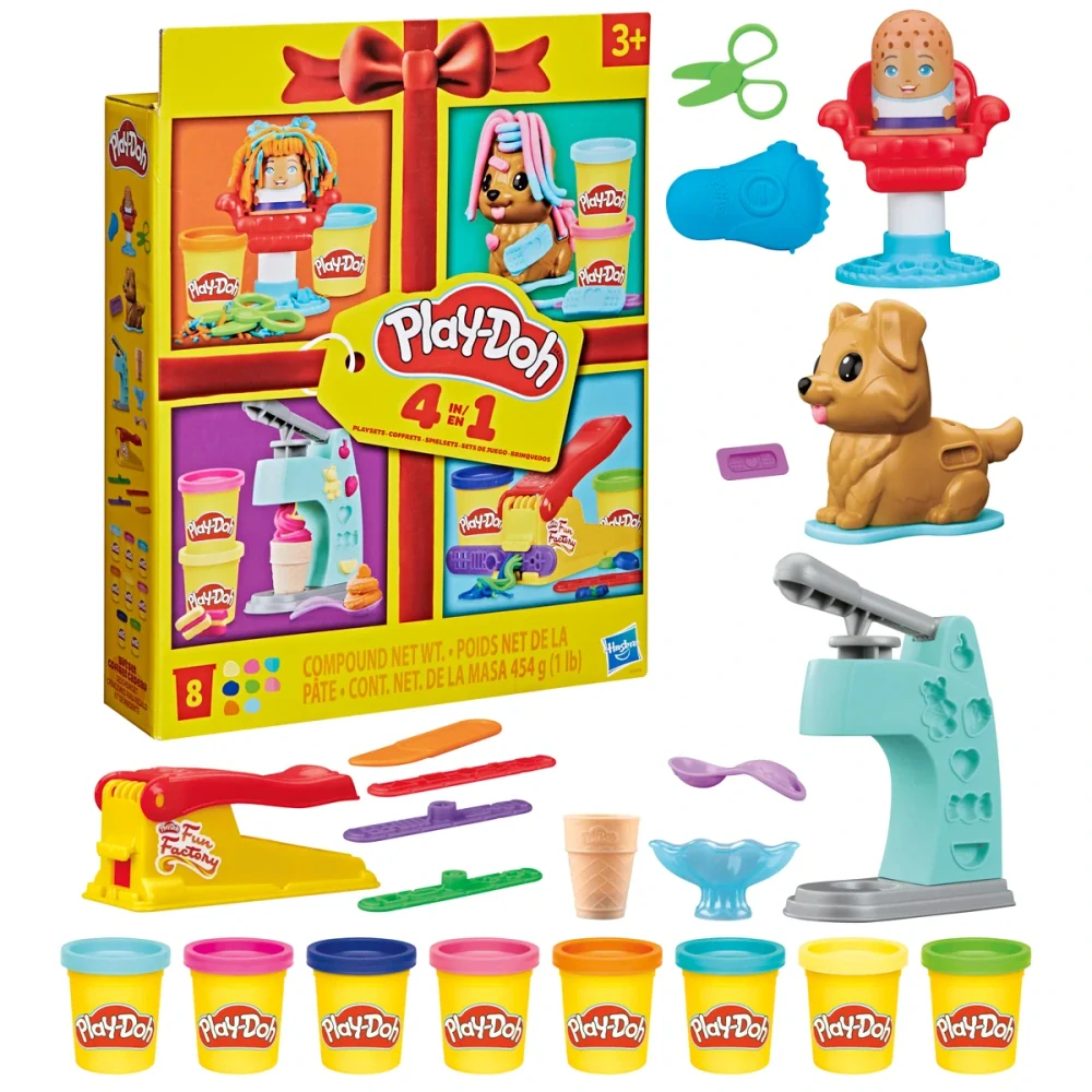 HASBRO - Play-Doh Dárková sada 4 v 1