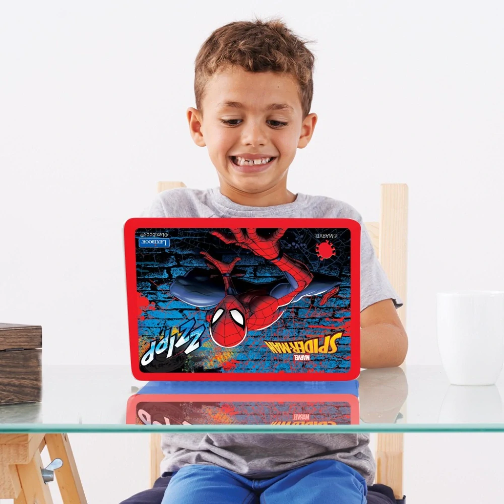 Lexibook česko-anglický vzdělávací notebook Spiderman 124 aktivit