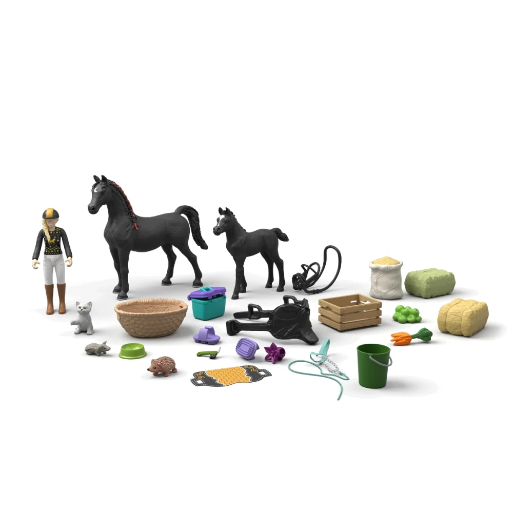 Adventní kalendář Schleich 2026 Horse Club - Vyjížďka zimní říší divů 99240
