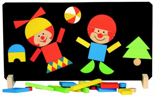 Detoa Magnetické puzzle Klauni v krabici 33x23x3,5cm
