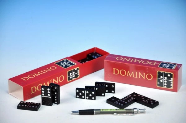 Detoa Domino společenská hra dřevo 28 ks v krabičce