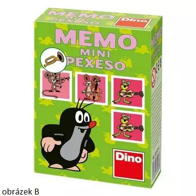 Minipexeso Krtek 6,5x9cm společenská hra v papírové krabičce