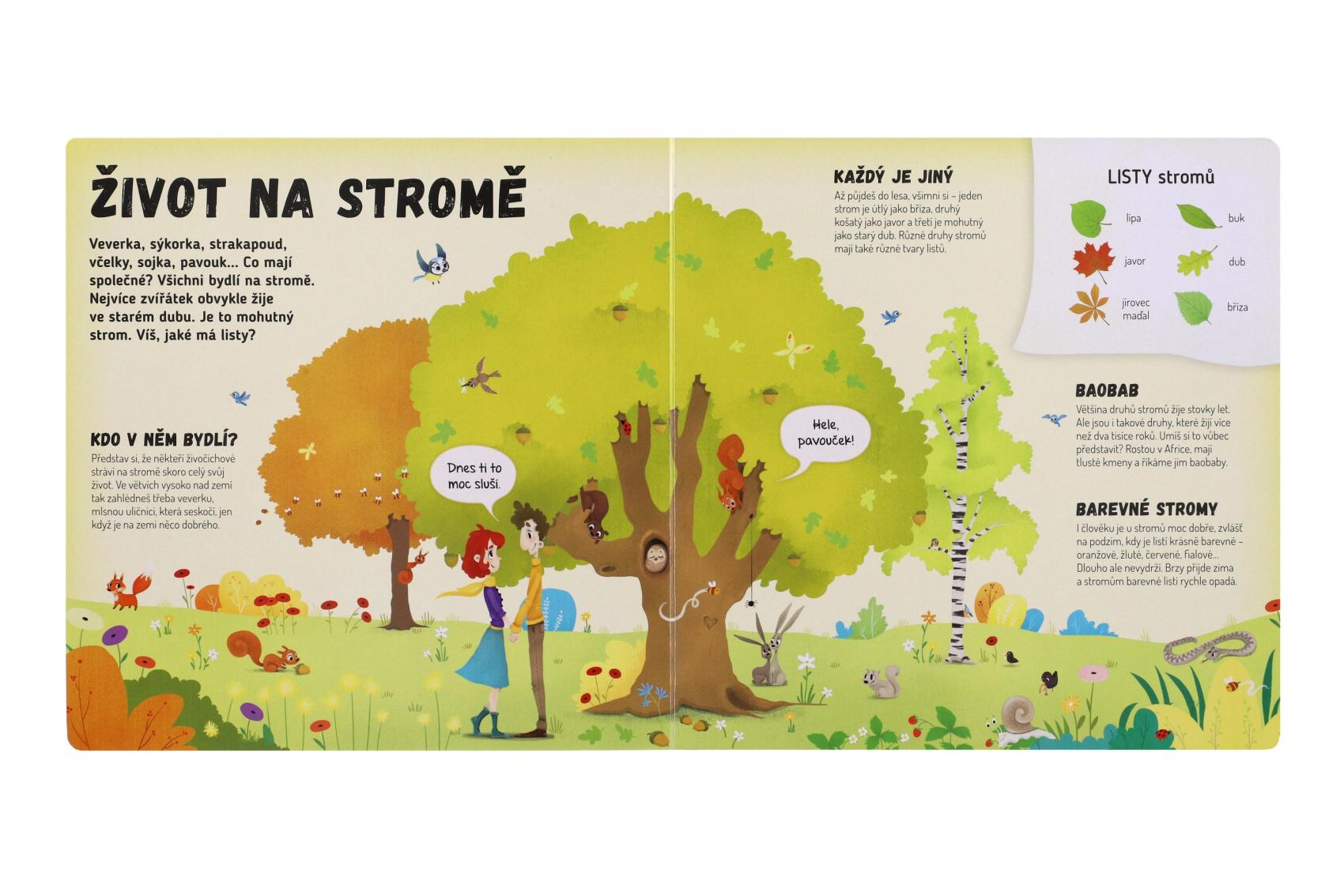 Albatros Knížka Co se děje na stromě