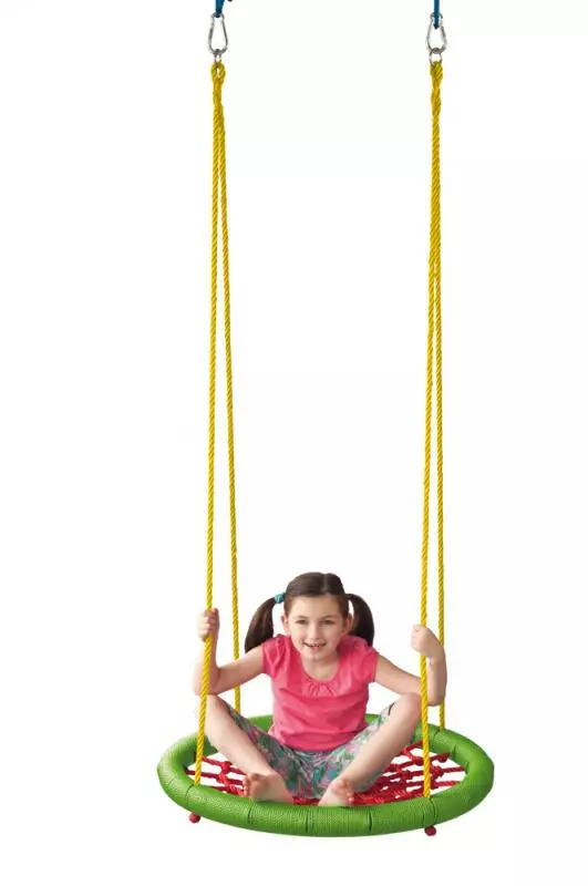 Woody Houpací kruh 83 cm - zelenočervený