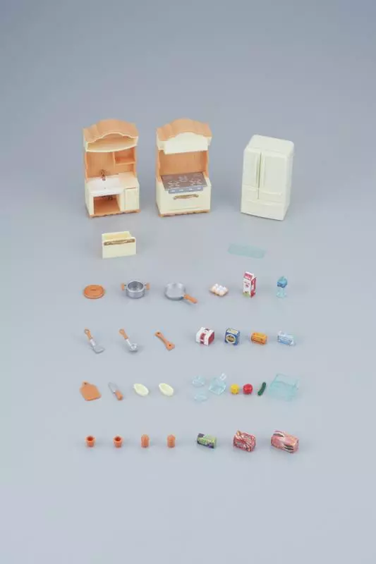 Sylvanian Families set - kuchyňská linka s ledničkou
