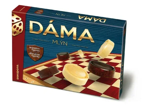 Bonaparte Dáma + mlýn společenská hra v krabici 33x23x4cm
