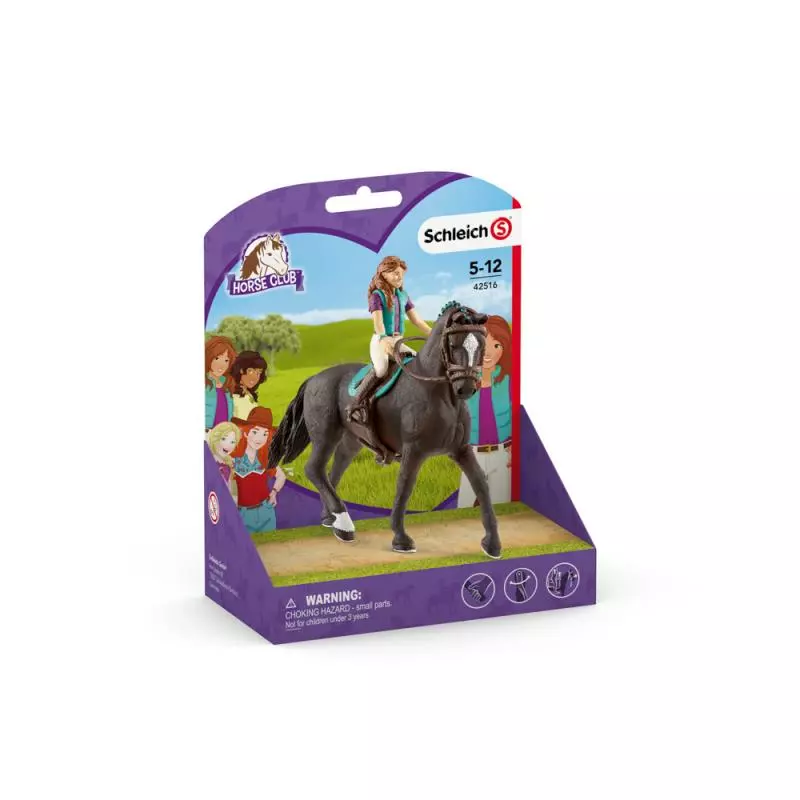 Schleich 42516 Hnědovláska Lisa a kůň Storm