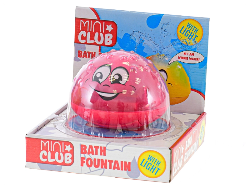Veselá hračka do vany - červená fontánka