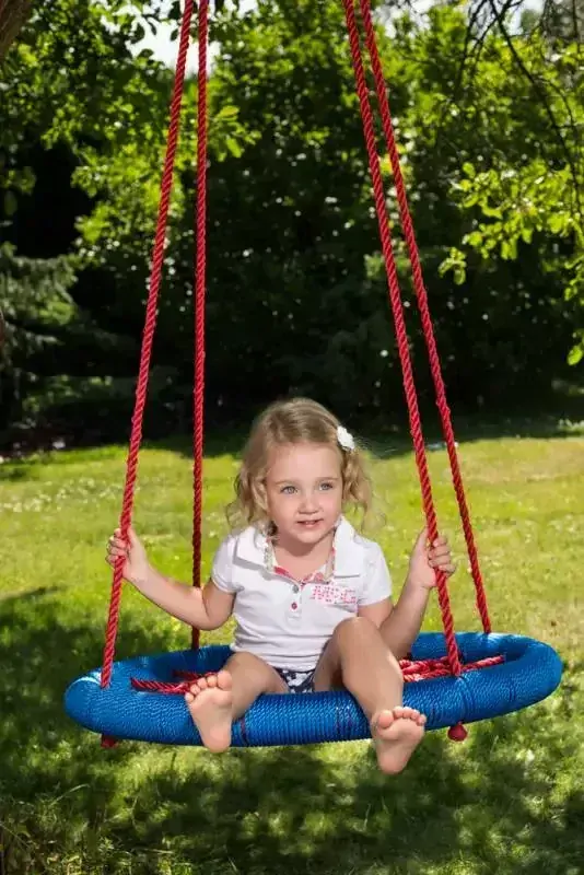 Woody Houpací kruh 85 cm červeno-modrý