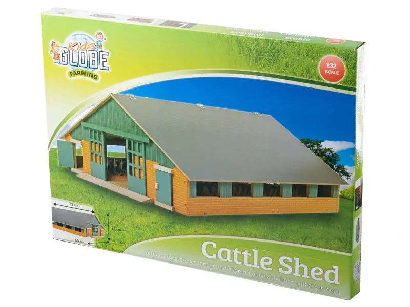 Kids Globe Farma dřevěná 73x60x26cm 1:32 v krabičce