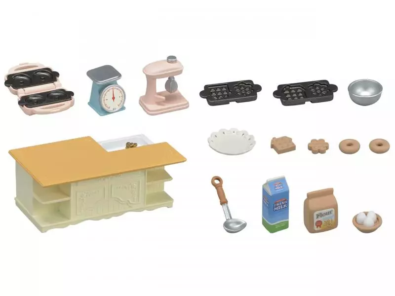 Sylvanian Families Nábytek - kuchyňský ostrov s příslušenstvím