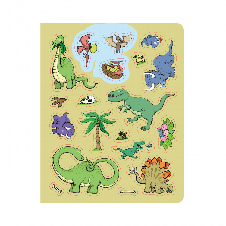 Albi Kouzelné čtení Samolepková knížka Dinosauři