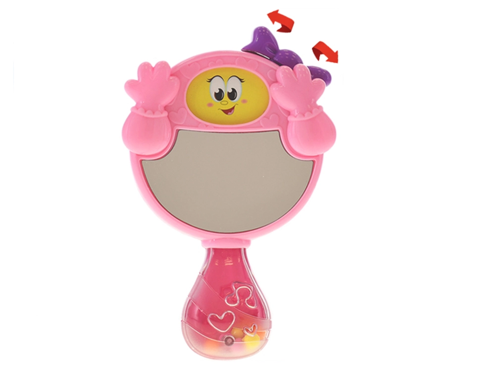 Winfun Chrastítko zrcátko 17 cm pohyblivé části 6 m+ na kartě