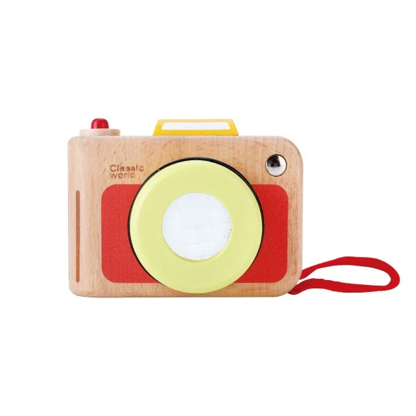 Fotoaparát/Foťák dřevo v krabičce 13x8,5x5,5cm 10m+