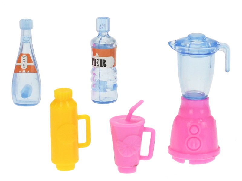 Mikro Trading Panenka 14cm s vozíčkem na občerstvení + doplňky v krabičce