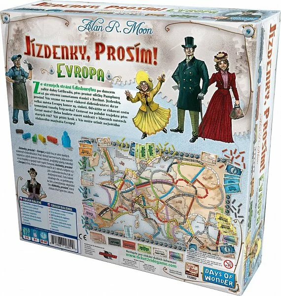 Asmodee Jízdenky prosím! Evropa