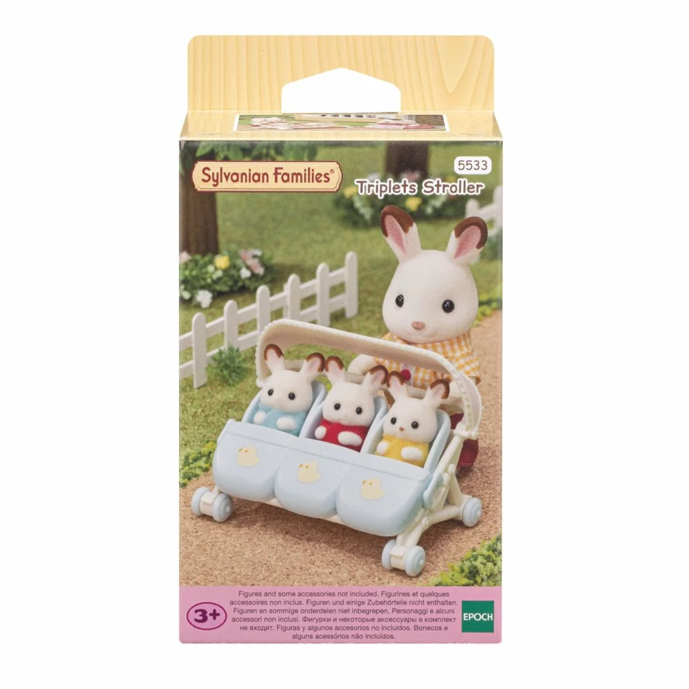 Sylvanian Families Kočárek pro trojčata