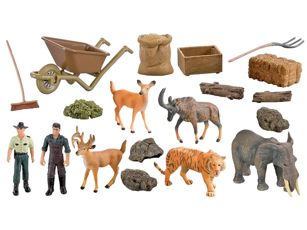 Zoolandia divoká zvířátka s doplňky - 4 druhy