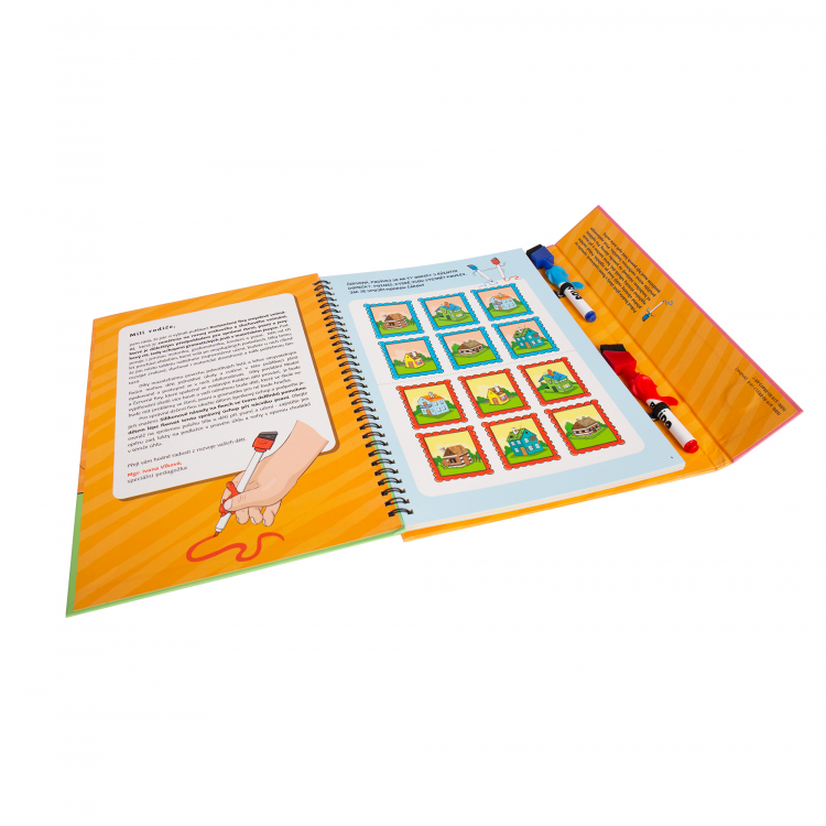 Albi Roztančené fixy - Smyslové vnímání 4-7