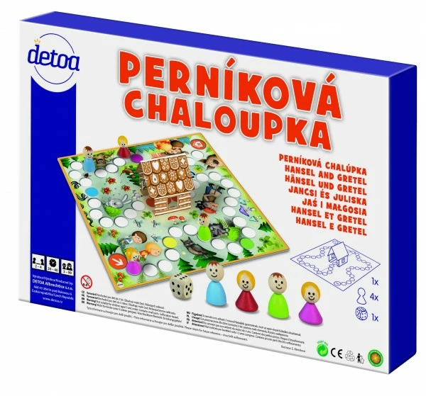 Detoa Perníková chaloupka společenská hra v krabici 33,5x23x3,5cm