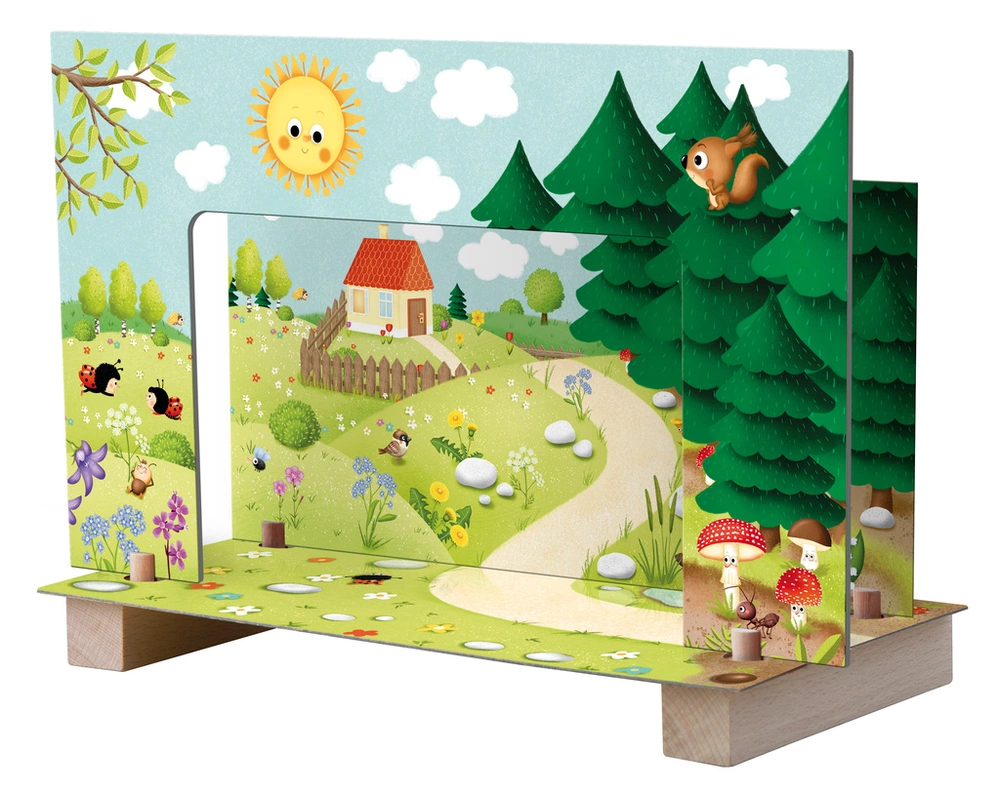 Detoa Magnetické divadlo Se zvířátky do pohádky