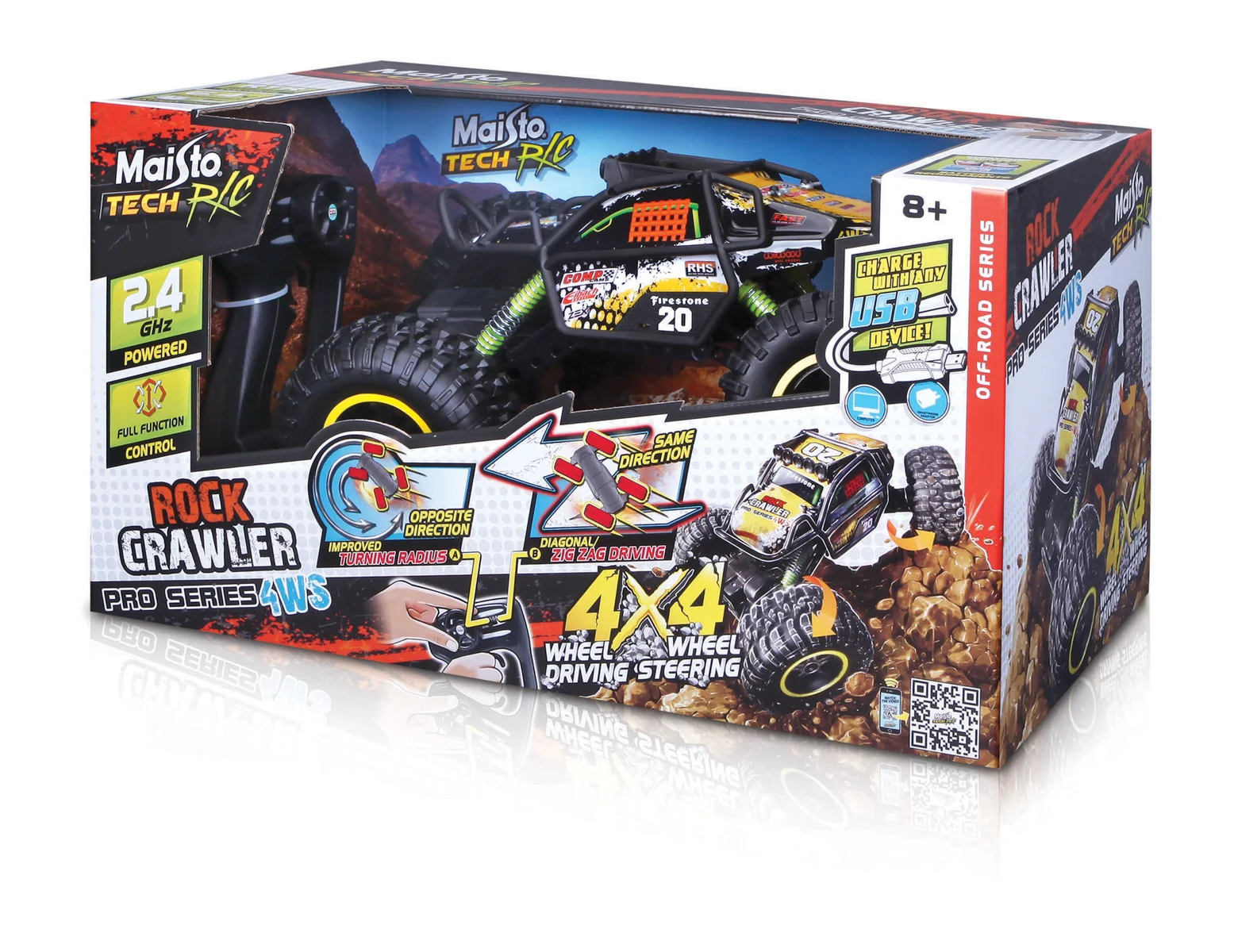 Maisto RC - R/C Rock Crawler Pro Series 4WS