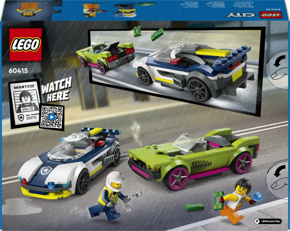 LEGO® City 60415 Honička policejního auta a sporťáku