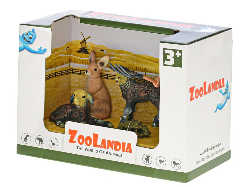 Zoolandia farma set se zvířátky a doplňky 6druhů v krabičce