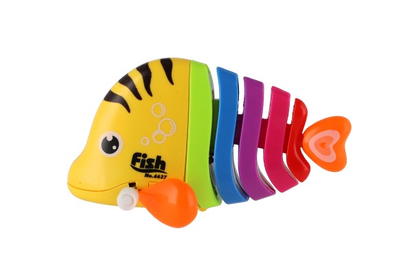 Rybka/Ryba na klíček plast 11cm mix barev