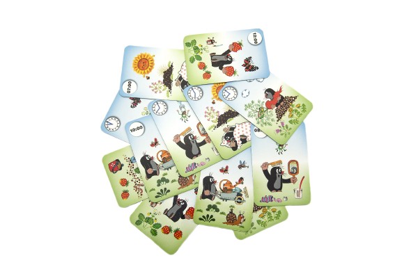 Akim Černý Petr Krtek 4- společenská hra - karty v papírové krabičce 6x9cm