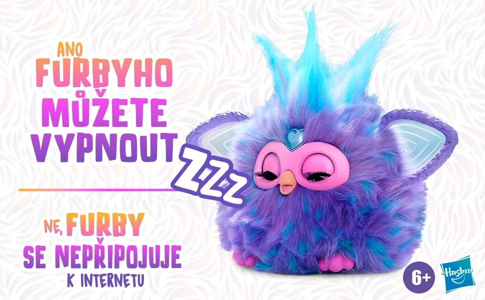 HASBRO - Furby fialový CZ verze