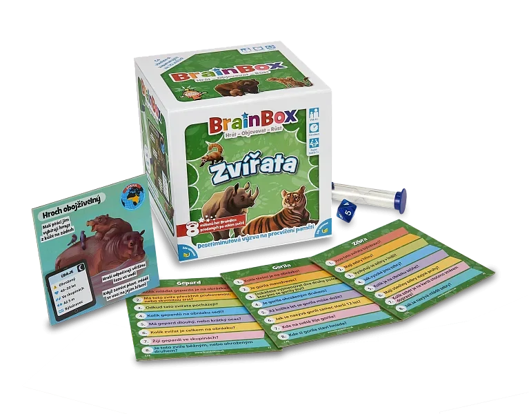 Asmodee BrainBox - zvířata