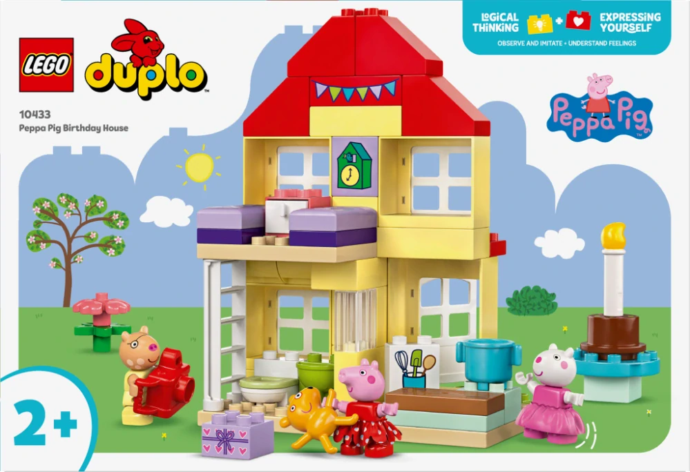 LEGO® DUPLO® 10433 Prasátko Peppa a narozeninový dům