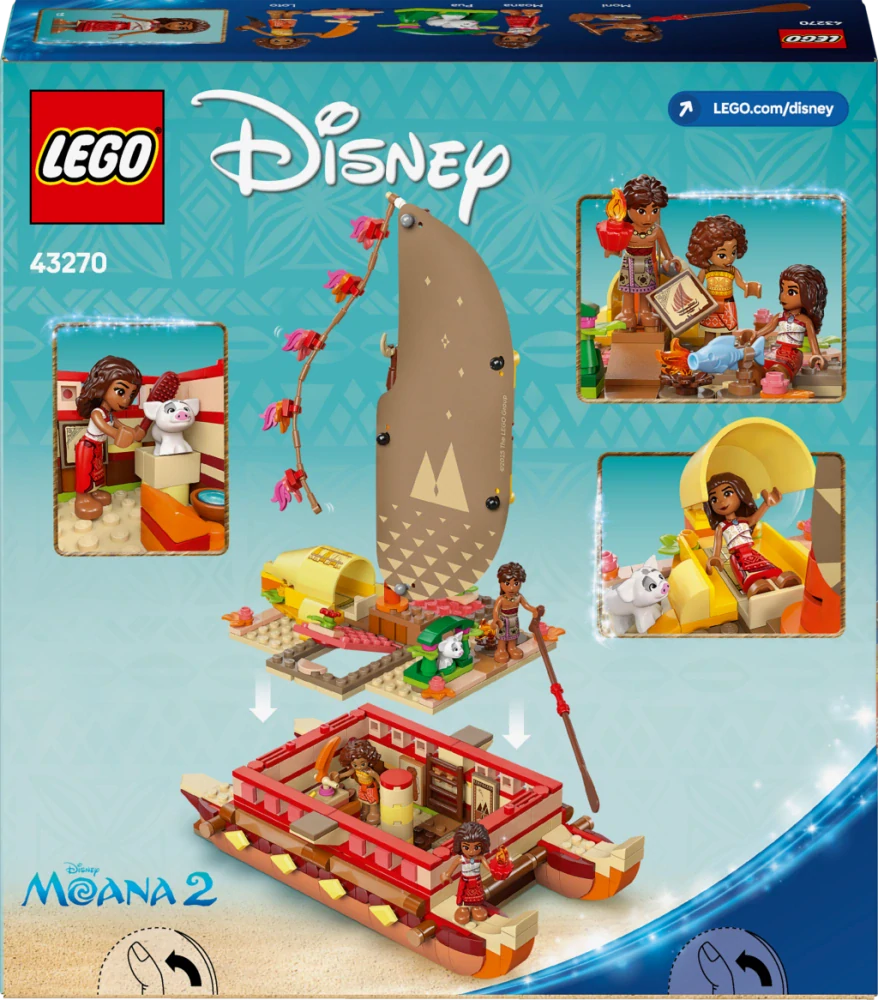 LEGO® │ Disney 43270 Vaiana a dobrodružství na kánoi