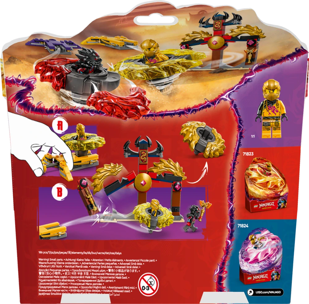 LEGO® NINJAGO® 71826 Bitevní balíček dračího Spinjitzu