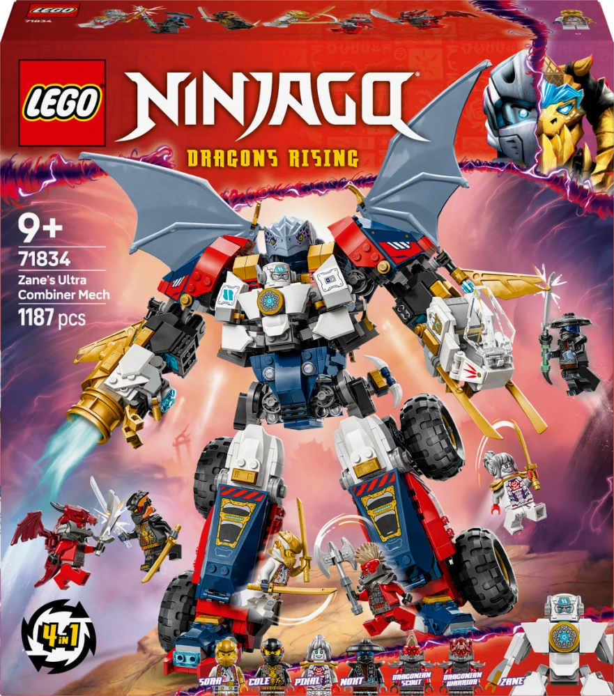 LEGO® NINJAGO® 71834 Zaneův ultrakombo robot