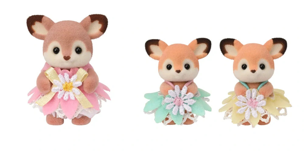 Sylvanian Families Jelínci na květinové houpačce
